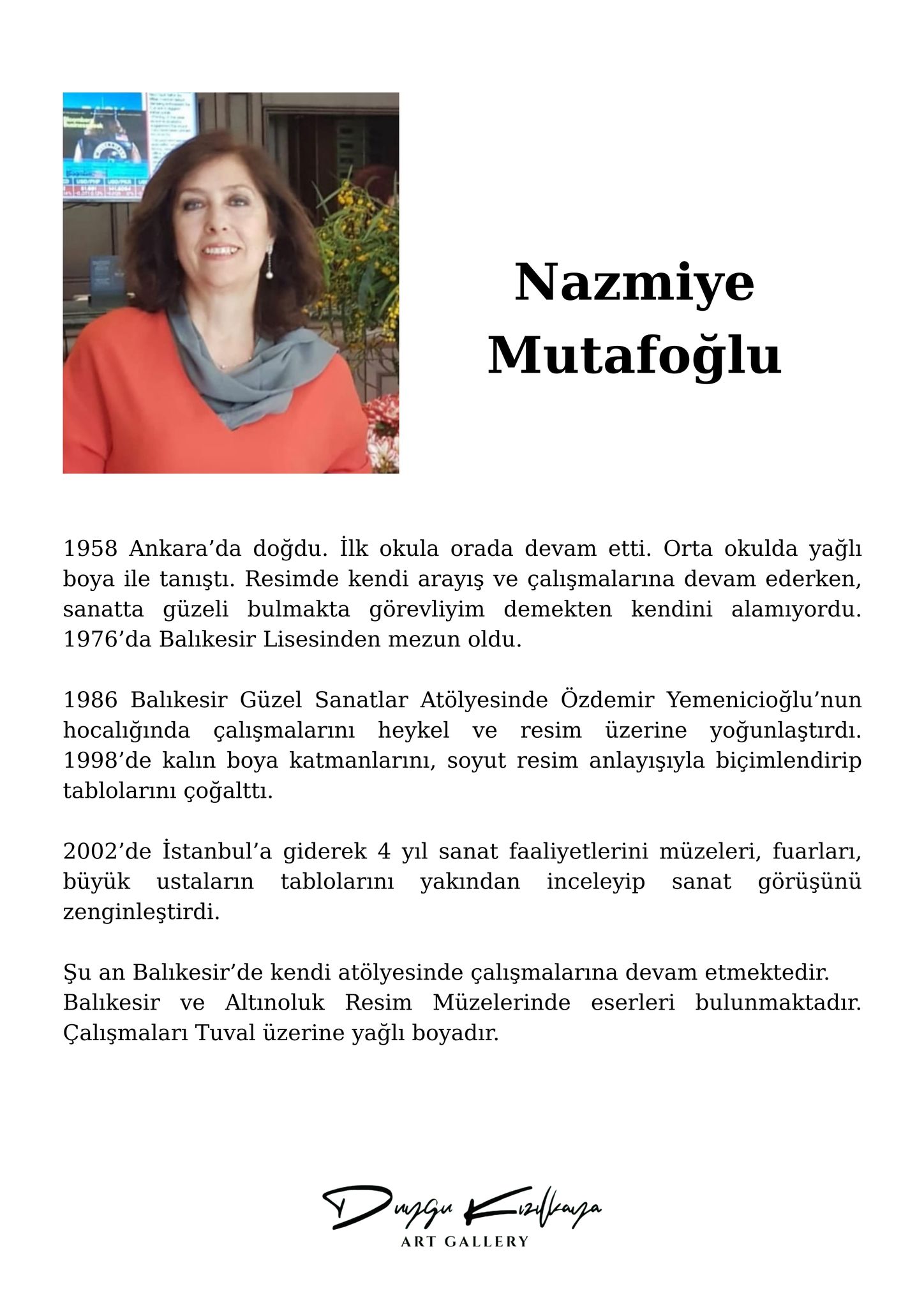 Nazmiye MUTAFOĞLU